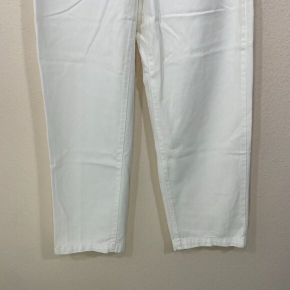 NWT Democracy Size 8 The Un-Jean Jeans White Wide Barrel Leg High Rise 90's Vtg‎ - Picture 4 of 9
